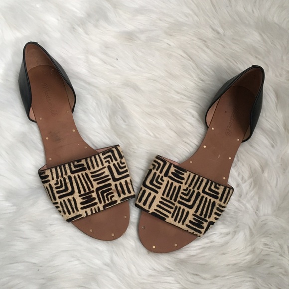 Madewell Shoes - Madewell Thea Printed Calf Hair Sandal